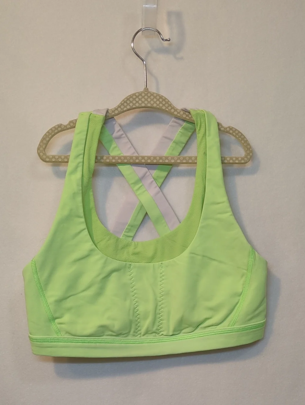 lululemon athletica Neon Lime Workout Bra size 6
